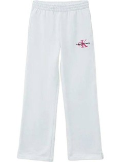 Брюки детские Calvin Klein Monogram Off Placed Sweatpants белый 110