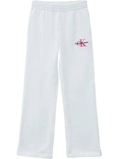 Брюки детские Calvin Klein Monogram Off Placed Sweatpants белый 104