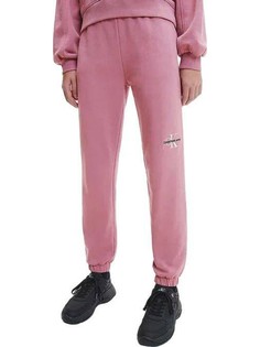 Брюки детские Calvin Klein Monogram Off Placed Sweatpants розовый 164