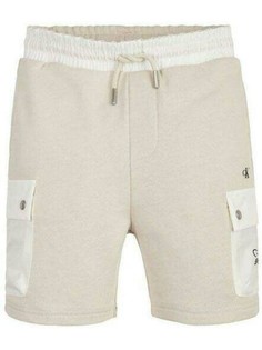 Шорты детские Calvin Klein Solar Mix Media Shorts бежевый 104