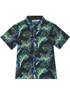 Рубашка детская Calvin Klein Aop Palm Ss Shirt зеленый 104