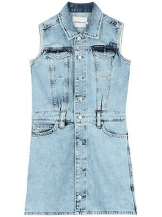 Платье детское Calvin Klein Sleeveless L Blue Denim Dress синий 164