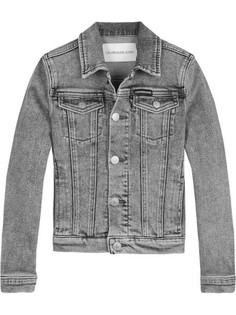 Куртка джинсовая детская Calvin Klein Denim Jacket Grey Salt Pep Str серый 122