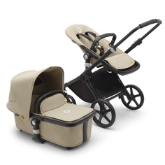 Коляска 2 в 1 Bugaboo Fox Cub complete BLACK, DESERT BEIGE-DESERT BEIGE 100175054