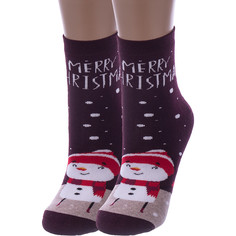 Носки детские Rusocks 2-Д3-33495, бордовые, 20-22