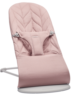 Детский шезлонг BabyBjorn Bliss Cotton New Пыльно -розовый (0061.22)