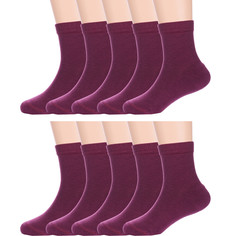 Носки детские LorenzLine 10-Л7, бордовые, 14-16