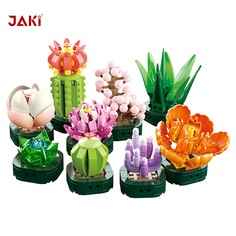 Конструктор интерьерный 3Д JAKI JK2727 Plante Цветок в горшке 3в1 комплект , 287 деталей