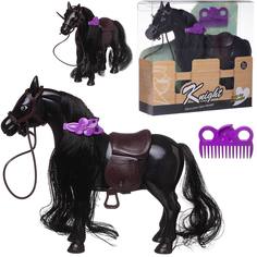 Фигурка Junfa toys Лошадка черная, 16х5х16 WK19066 черная