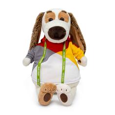 Мягкая игрушка BUDI BASA Собака Бартоломей в разноцветной толстовке 27 см Bart27-046
