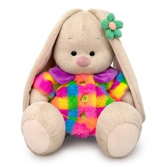 Мягкая игрушка BUDI BASA Зайка Ми в шубке мультиколор, 18 см