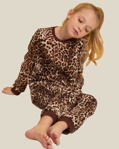 Пижама детская Веселый малыш Leopard цв. коричневый р.122 374170/Leopard_122