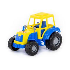 Машинка ПОЛЕСЬЕ Трактор Мастер, сине-желтый П-35240/сине-желтый