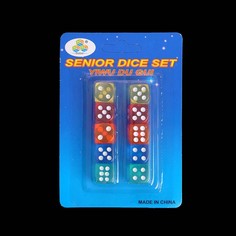 Кубики игральные, 1.4 х 1.4 см, 10 шт No Brand