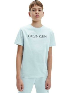 Футболка детская Calvin Klein Institutional T-Shirt синий 122