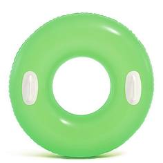Круг надувной INTEX Hi-Gloss Tubes Неоновый от 8 лет 76 см int59258NP/зеленый