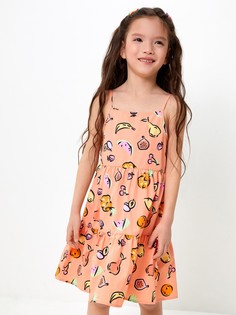 Платье для девочки Acoola Brea оранжевое р 110