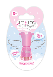 Лак для ногтей Lukky Angel розовый перламутр