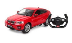 Машинка на радиоуправлении Rastar BMW X6, 1:14, красный, 33 см