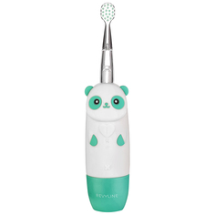 Детская зубная электрическая щетка Revyline RL 025 Panda, зелёная
