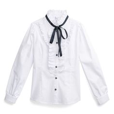 Блузка PlayToday 394439, белый, 122