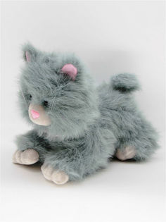 Мягкая игрушка Мэри Море Кошечка, серый, 21 см