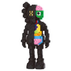 Конструктор 3D из миниблоков Balody Kaws большая фигурка, 1280 дет BA16243