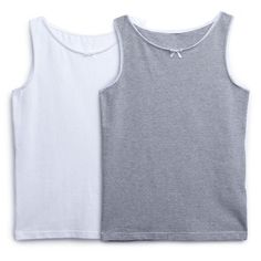 Майка PlayToday 196006, белый, 146 2 шт