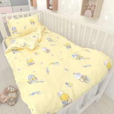 Постельное белье в детскую кроватку Маленькая Соня Дирижабль, хлопок, поплин