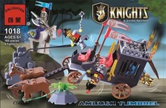 Конструктор "Карета" (160дет) в коробке BRICK 1018 Brickmaster