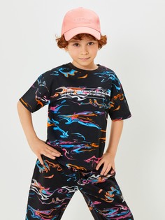 Футболка детская Acoola 20120510168, черный, 116