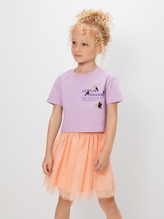 Футболка детская Acoola 20220510113, фиолетовый, 98