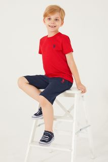 Костюм спортивный детский U.S. POLO Assn. US1354-V1, темно-синий, 110