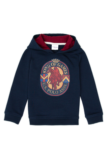 Худи детское US Polo Assn G083SZ0820ROBS, темно-синий, 104