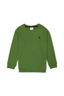 Свитшот детский US Polo Assn G083SZ0820ARARDOKIDS-E_VR054, зеленый, 104