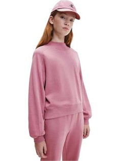 Свитшот детский Calvin Klein Monogram Off Placed Sweatshirt розовый 146