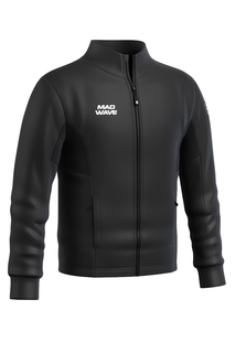 Толстовка детская Mad Wave Flex jacket junior, черный, 164