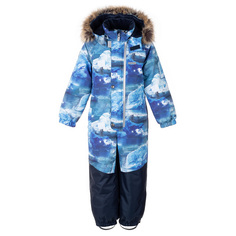 Комбинезон детский KERRY Rock K23426A, сине-голубой рисунок, 104