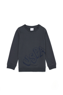 Свитшот детский US Polo Assn G083SZ0820NIKUJAGA-E_VR006, темно-серый, 152