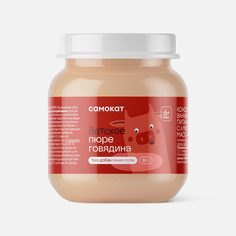 Пюре Самокат, говядина, с 6 месяцев, 80 г