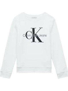 Свитшот детский Calvin Klein Monogram Logo Sweatshirt белый 110