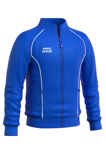 Толстовка детская Mad Wave Flex jacket junior, синий, 140