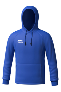 Худи детское Mad Wave Flex hoodie junior, синий, 164