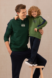 Худи детское US Polo Assn G083SZ0820CORAKIDS-E_VR054, зеленый, 152