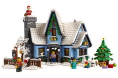 Конструктор Lepin LE-77019 Creator В ожидании Санты новогодний домик, 1445 дет