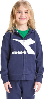 Толстовка детская Diadora JU.HOODIE FZ, Синий, 122