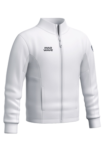 Толстовка детская Mad Wave Flex jacket junior, белый, 128