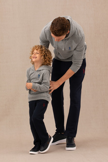 Худи детское US Polo Assn G083SZ0820BREDAKIDS-E_VR086, серый, 98