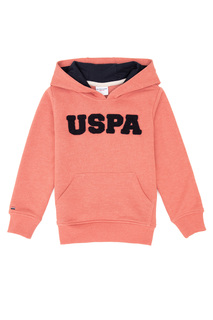 Худи детское US Polo Assn G083SZ0820JAXELSK21, коралловый, 146