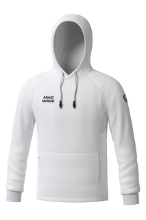 Худи детское Mad Wave Flex hoodie junior, белый, 128